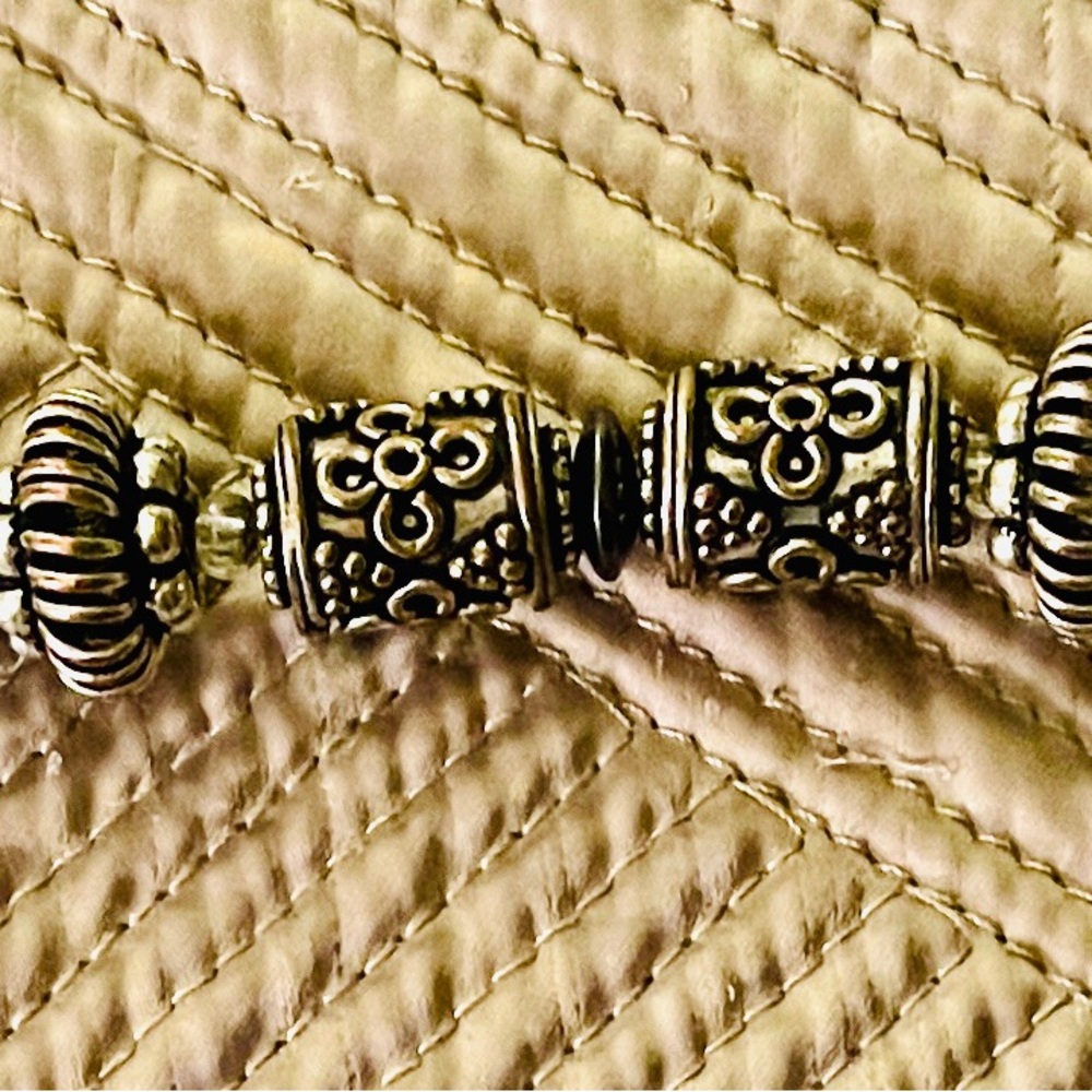 Silver Beaded Bracelet